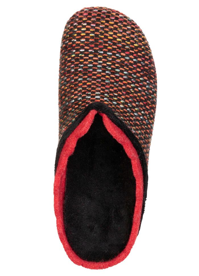 Laurina, klassische Damen-Hausschuhe, mit herausnehmbarem Fu&szlig;bett 