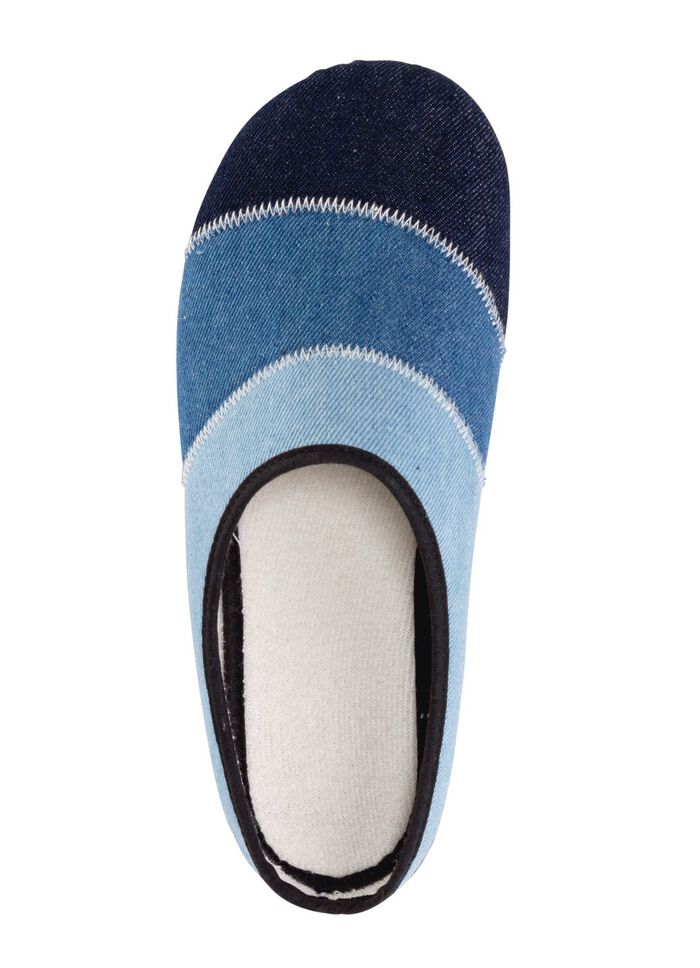 Laurina Pantoffel aus Baumwoll-Jeansstoff 