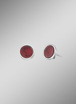 Powerful Stone Ohrstecker mit Roter Jaspis 