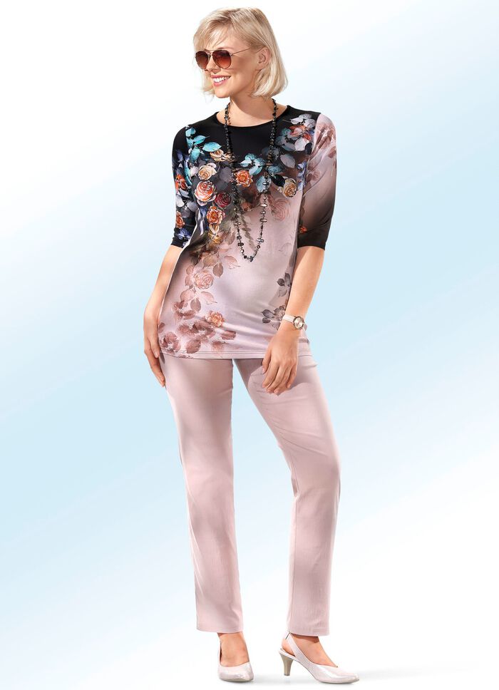 Shirt mit farbbrillantem Inkjet-Druck 