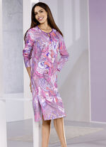 Nachthemd von Laurina mit Seitenschlitz 