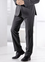 Hose aus dem Baukasten-Anzug ANTHRAZIT MELIERT