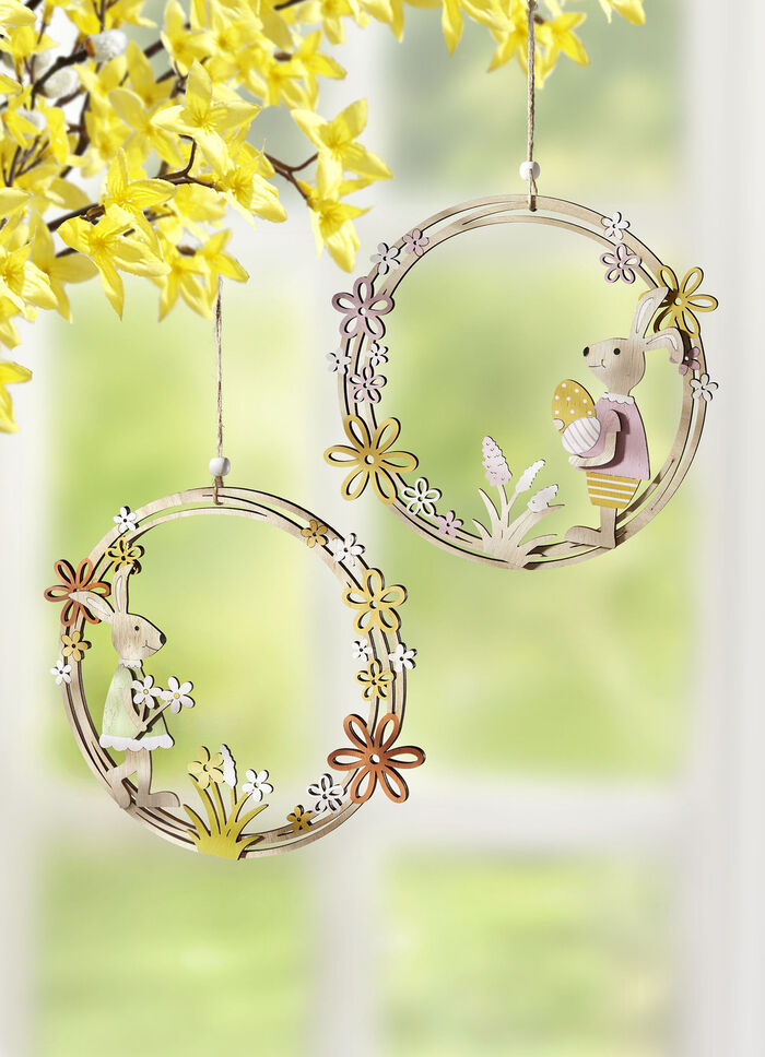 Aufh&auml;nger aus Holz im 2er-Set 