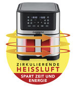 Digitale Heißluftfritteuse mit LED-Touch-Display 