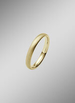 Satinierter Trauring aus Gold 