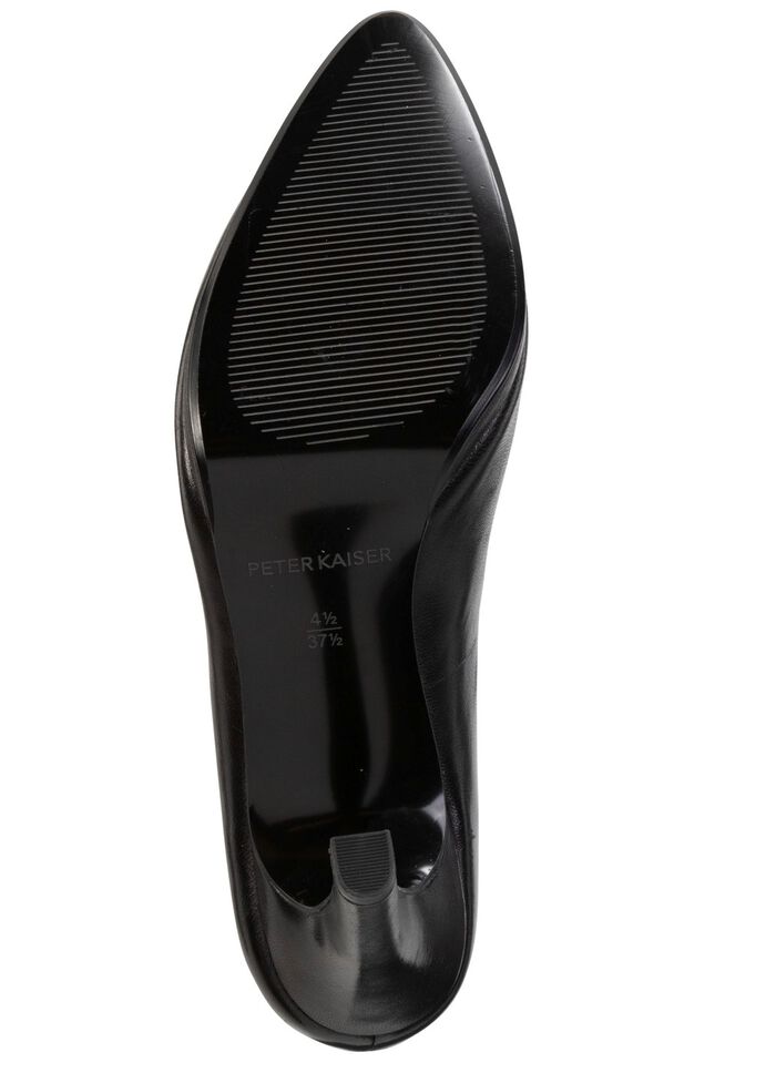 Peter Kaiser, elegante Damen-Pumps, aus Leder SCHWARZ