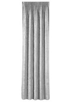 Thermo-Chenille-Verdunkelungsschal mit Multifunktionsband GRAU