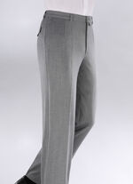 "Klaus Modelle"-Hose in 4 Farben MITTELGRAU MELIERT