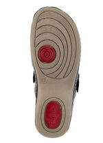 ELENA EDEN, sommerliche Damen-Clogs, Weite G, mit verstellbarer Schließe MARINE