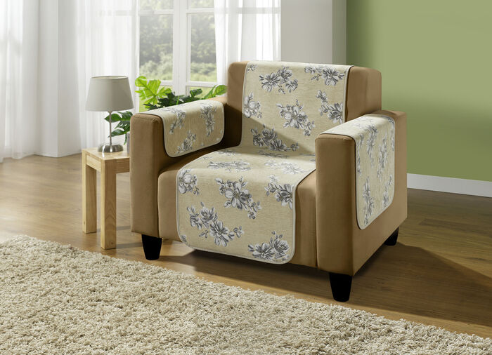 Hochwertige Wohnaccessoires mit Bandeinfassung BEIGE