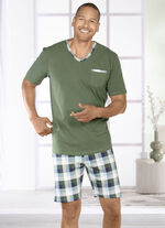 Shorty, 3 teilig, mit zwei Oberteilen und einer Hose 