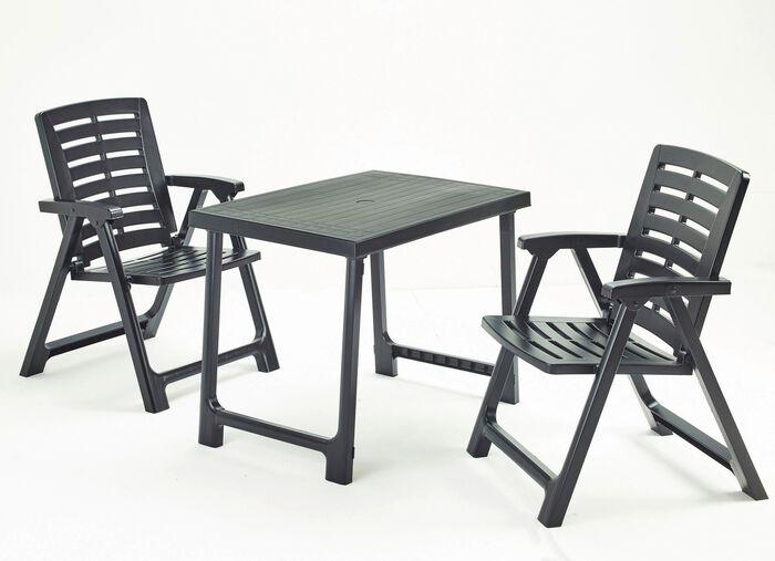 Wetterfestes Balkon-Set, 3-teilig 