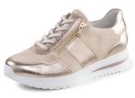 ELENA EDEN Sneaker aus Nappaleder MATTGOLD-BEIGE