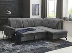 Moderne Polsterecke mit Bettfunktion und Bettkasten 