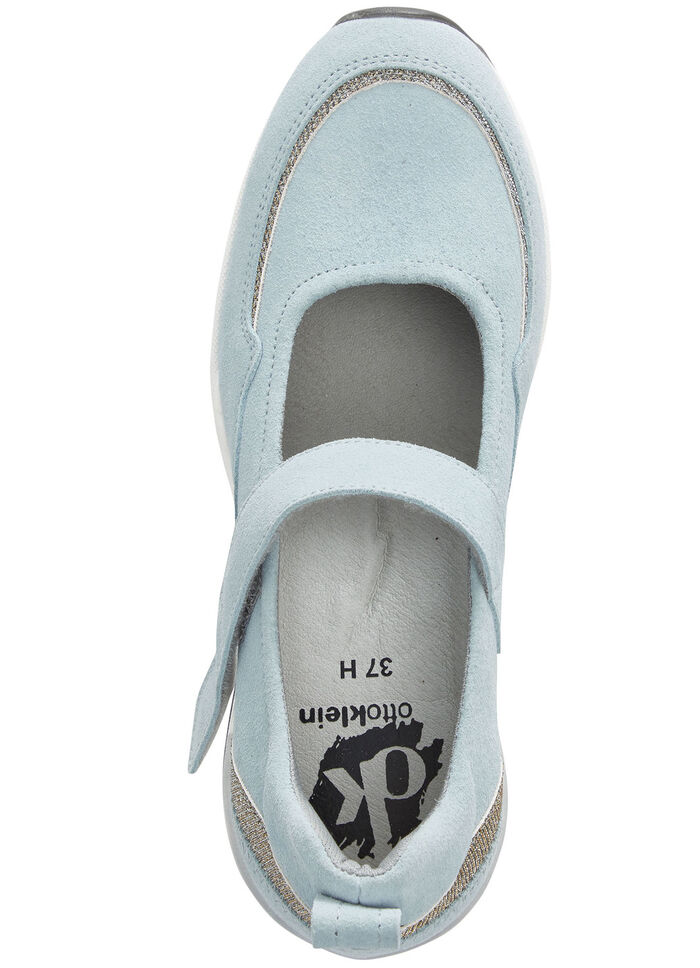 ELENA EDEN Spangenschuh mit Glitzereinsätzen BLEU