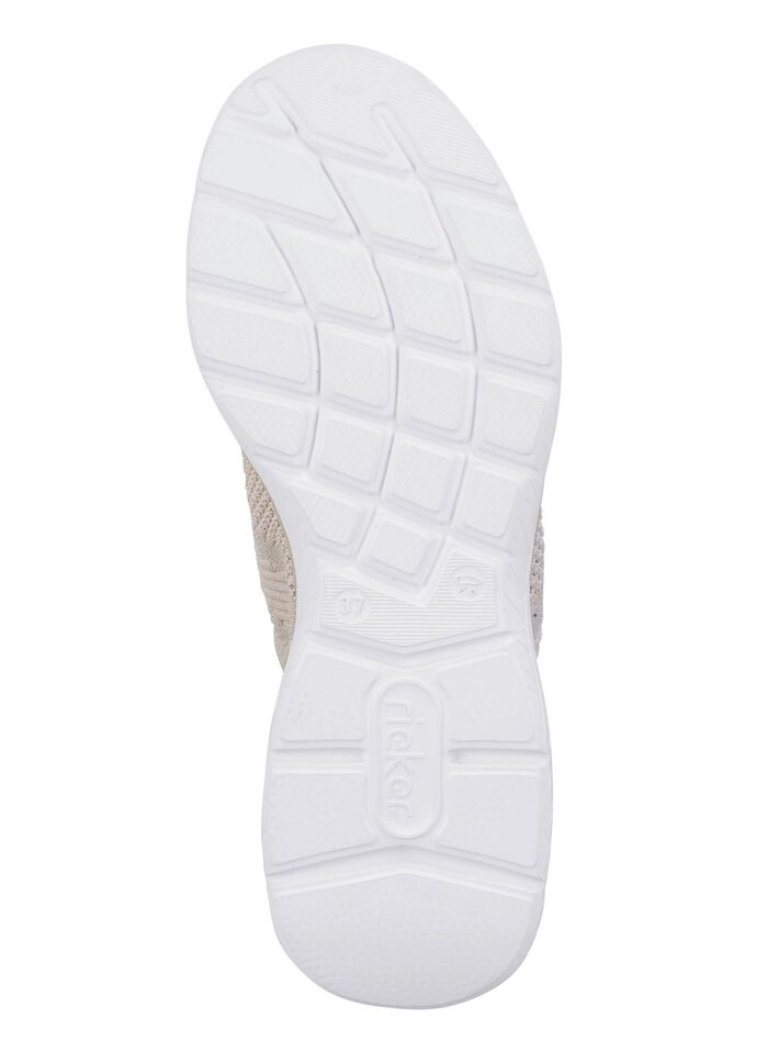 Rieker, leichte Damen-Sneaker, Weite G, mit MemoSoft-Textileinlage KIESEL