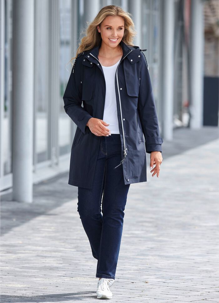 Funktions-Trenchcoat mit Gürtel 