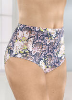 Fünferpack Slips mit buntem Druckdessin 