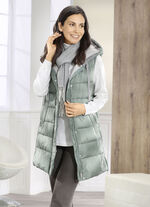 Weste mit fester Kapuze 