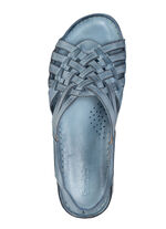 Gemini, schicke Damen-Sandalen, Weite G, mit Gummizug JEANS