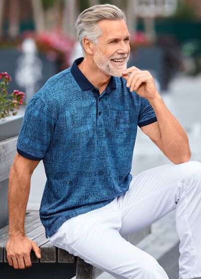 Poloshirt mit Brusttasche 