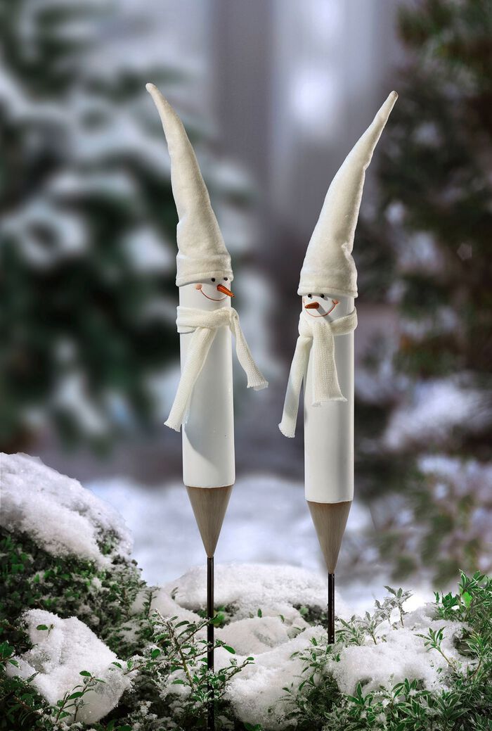 Gartenstecker aus Metall, 2er-Set 