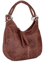 Laurina Tasche aus schattiertem Kalbleder MARONE