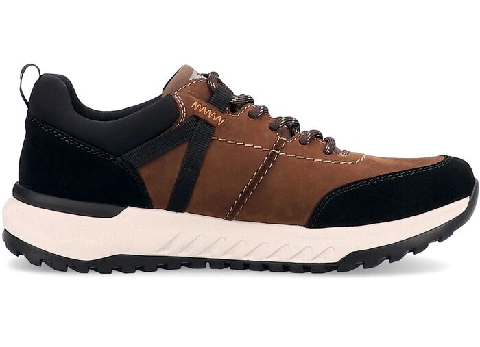 Rieker Sneaker mit Schn&uuml;rung BRAUN-SCHWARZ
