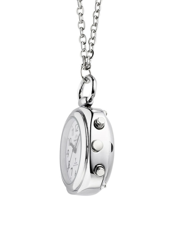 Funk-Anhängeruhr mit sprechender Zeitansage auf Knopfdruck 