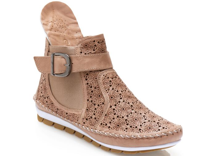 Gemini, sommerliche Damen-Stiefeletten, Weite G, mit herausnehmbarem Fu&szlig;bett 