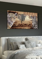 Hochwertiges Leinwandbild auf Holzrahmen 