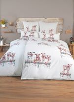 Polycotton-Bettw&auml;sche-Garnitur mit Rei&szlig;verschluss 