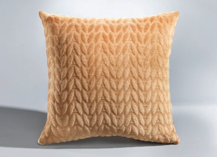 Wohndecken und Kissenbezug aus Mikrofaser-Flausch 