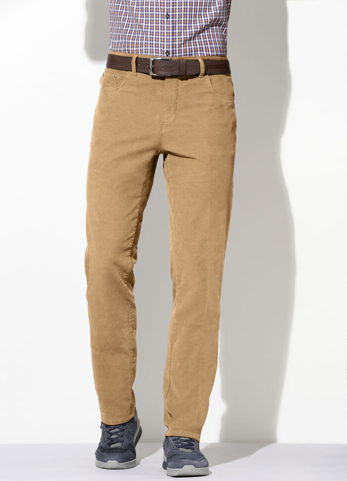 "Francesco Botti"-Cordhose in 4 Farben BEIGE