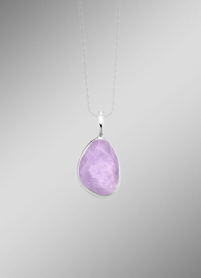 Schöner Anhänger mit echt facettiertem Amethyst 