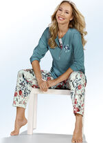 Zweierpack Schlafanzüge mit Knopfleiste und langen Ärmeln 