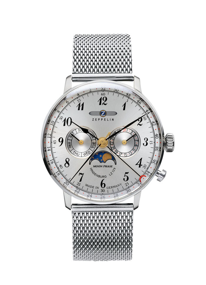Zeppelin-Quartz-Partneruhren aus der Serie Hindenbrurg 