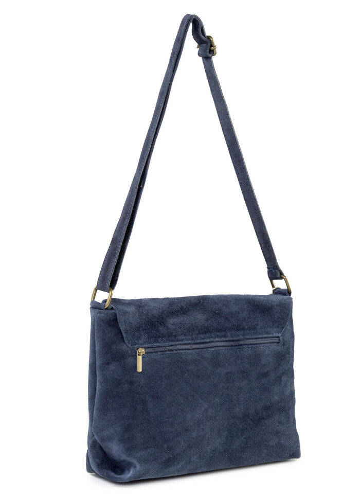 Laurina Tasche mit Magnetverschluss und Zierschleife DUNKELBLAU