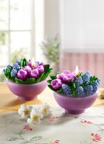 Kerzen aus Echtwachs, 2er-Set 