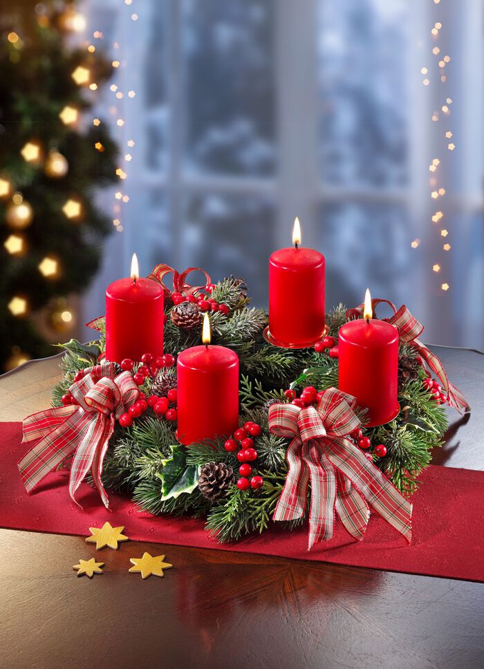 Wiederverwendbarer Adventskranz 