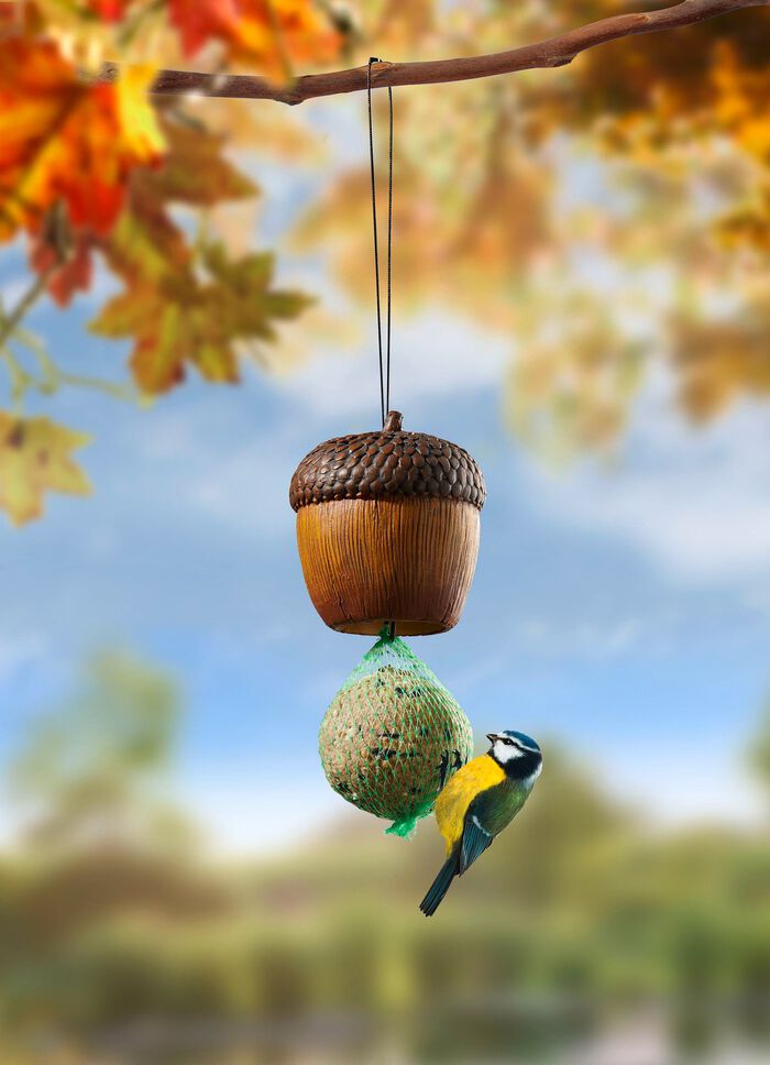 Meisenkn&ouml;delhalter Eichel f&uuml;r Garten, Balkon oder Terrasse 