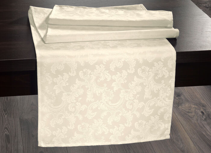 Bügelfreie Tischdecke mit Fleckschutz-Ausrüstung CHAMPAGNER