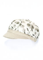 Modische Damen-Ballonmütze mit Elastikeinsatz BEIGE