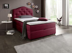 Boxspringbett mit Bettkasten und Topper BEERE