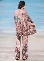 Laurina Blusenjacke mit farbbrillantem Druckdessin 