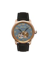 Automatik-Herrenuhr mit offenem Uhrwerk von Zeppelin 