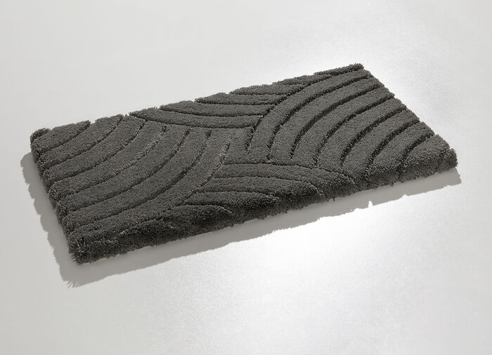 Barfußweiche Magicsoft Badgarnitur  ANTHRAZIT