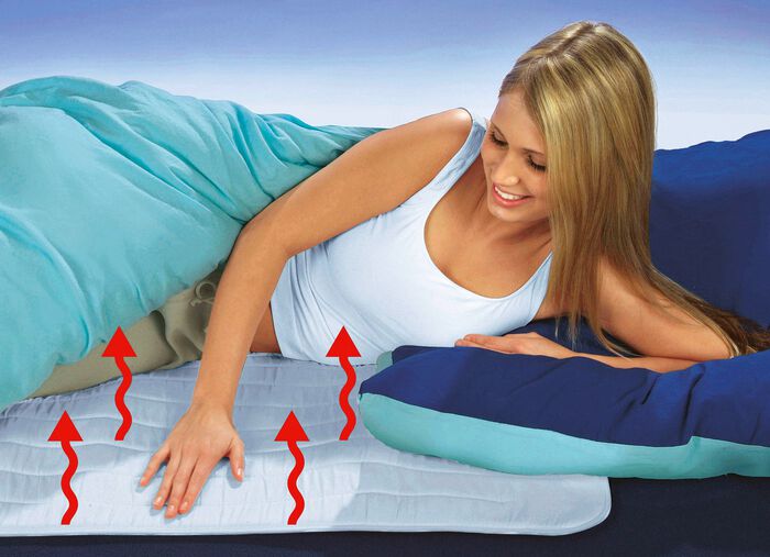 Hydas W&auml;rme-Unterbett 3-ZONEN/GRAU