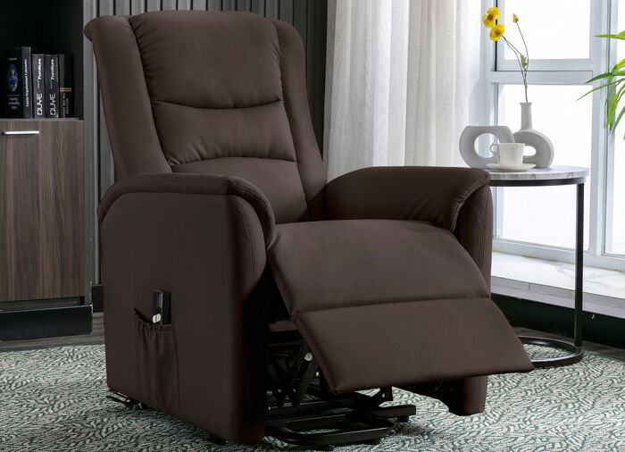 TV-Sessel mit Aufstehhilfe DUNKELBRAUN