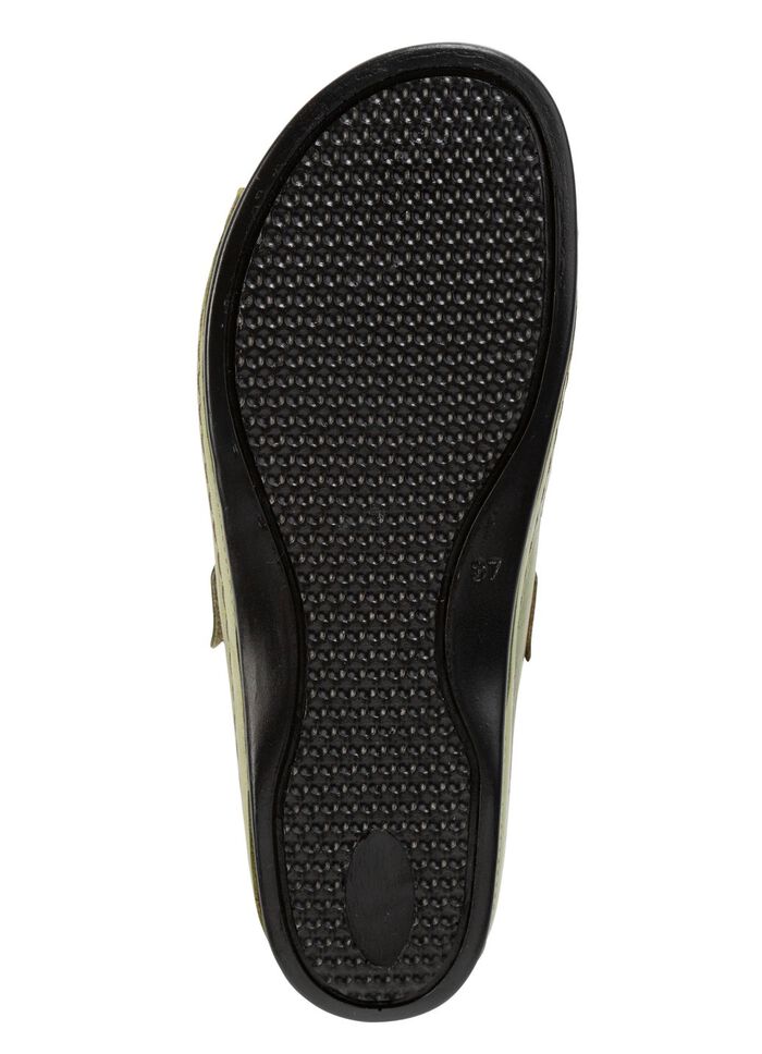 Gemini Pantolette aus teilweise schattiertem Rind-Nappaleder 